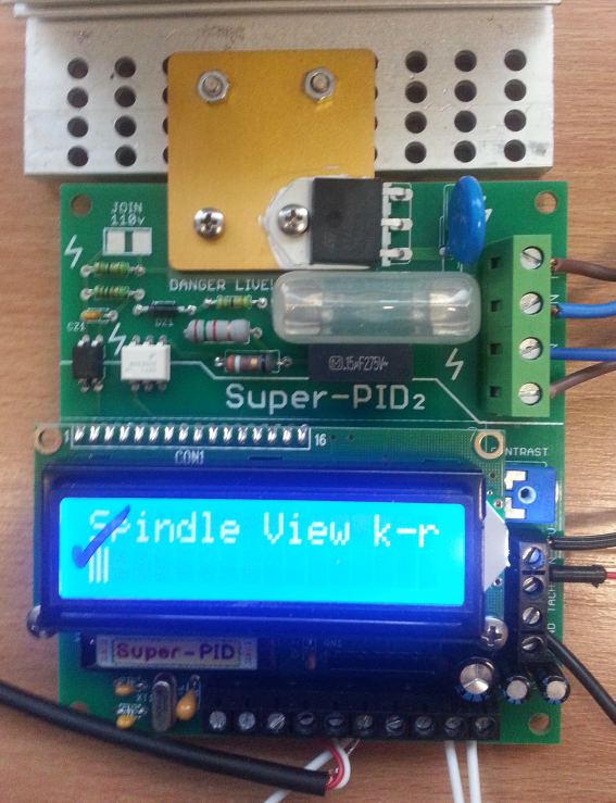 Super-PID v2 installed into insulated enclosure for safety