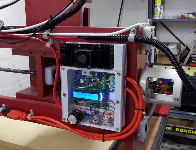 Super-PID v2 installed into insulated enclosure for safety